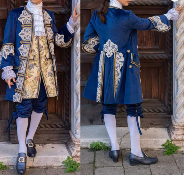 Beauty and the Beast full costume set hire Cogsworth Lumi&#232;re Mrs Potts Chip wardrobe cutlery plates ensemble UK Europe